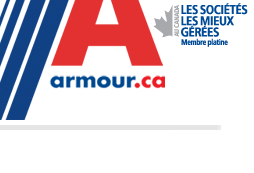 Armour.ca - Au Canada les Sociétés les mieux gérées - Membre platine