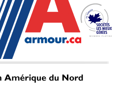 Armour.ca - Au Canada les Sociétés les mieux gérées - Membre platine